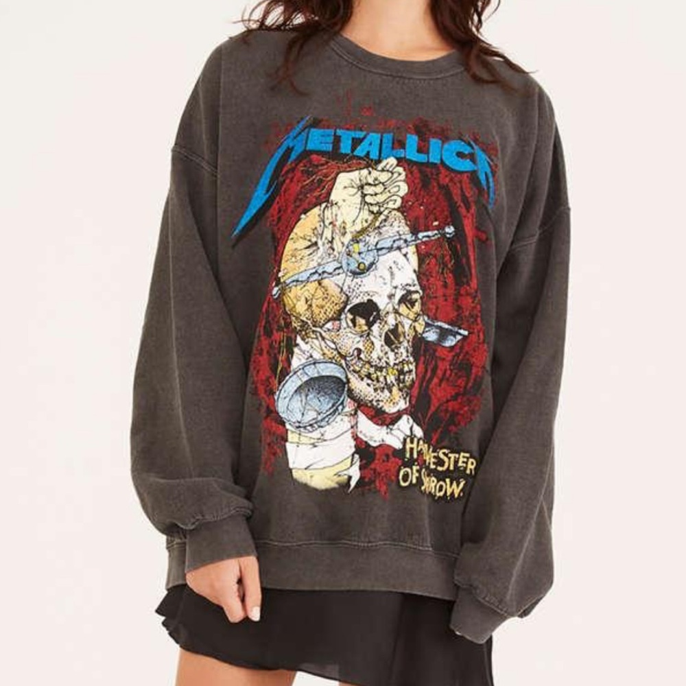 Metallica Oversized Crewneck sweatshirt